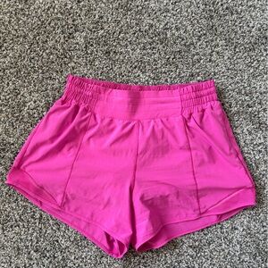 Lululemon Athletica Pink Hotty Hot Shorts - 4in